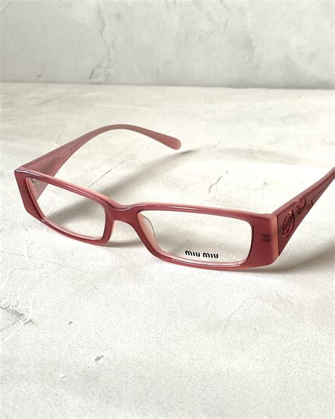 miu miu eyeglasses pink|miu bayonetta glasses.